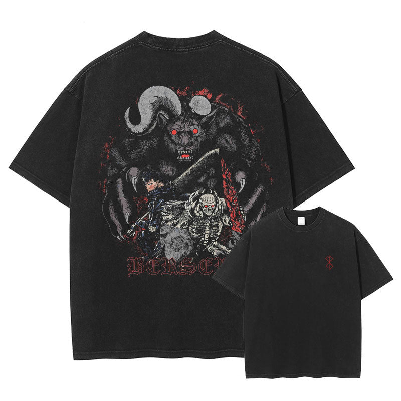 Pure Cotton Berserk DTG Printed T-shirt