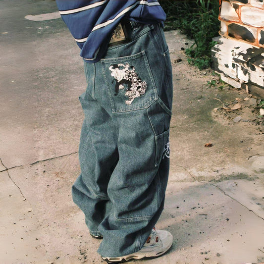 Dragon Spirit Oldschool Baggy Denim