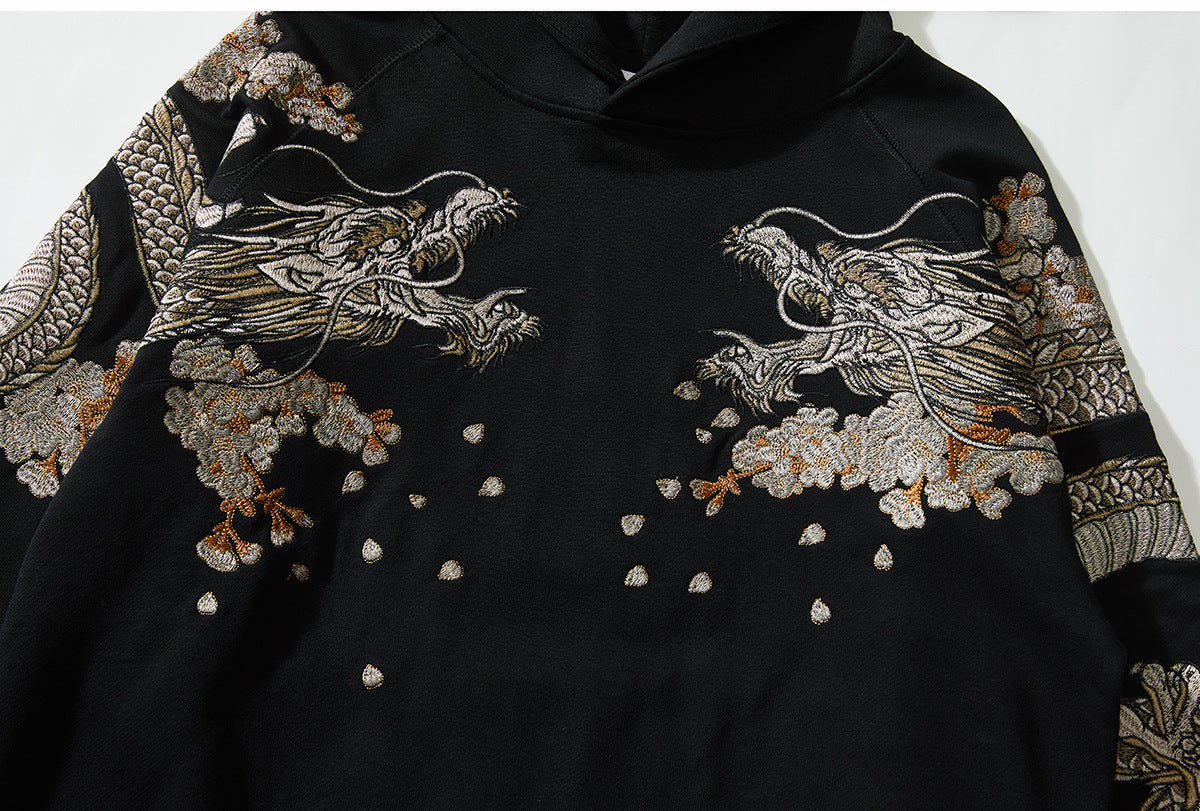 Dragon Sukajan Embroidered Hoodie