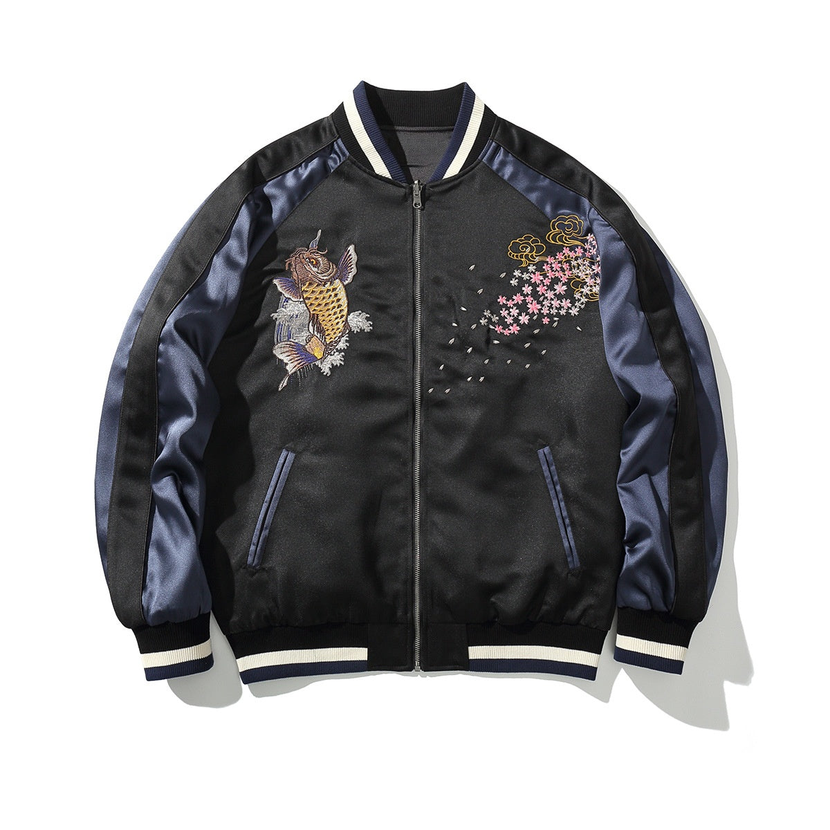 Koi Fish Satin Jacket