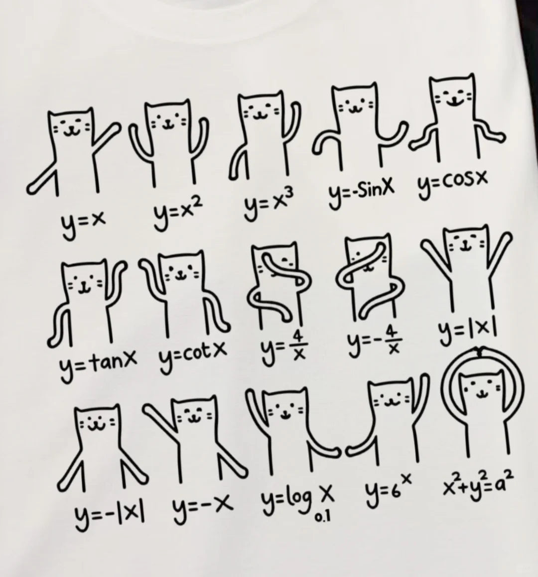 Math Dancing Cat T-Shirt