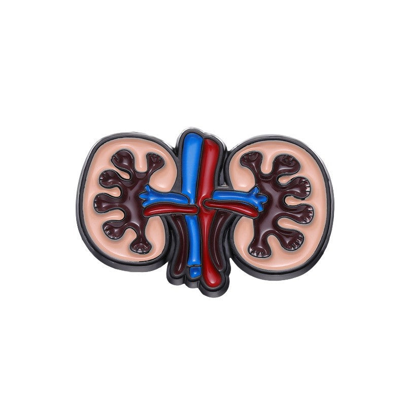 Anatomical Heart Medical Enamel Pins