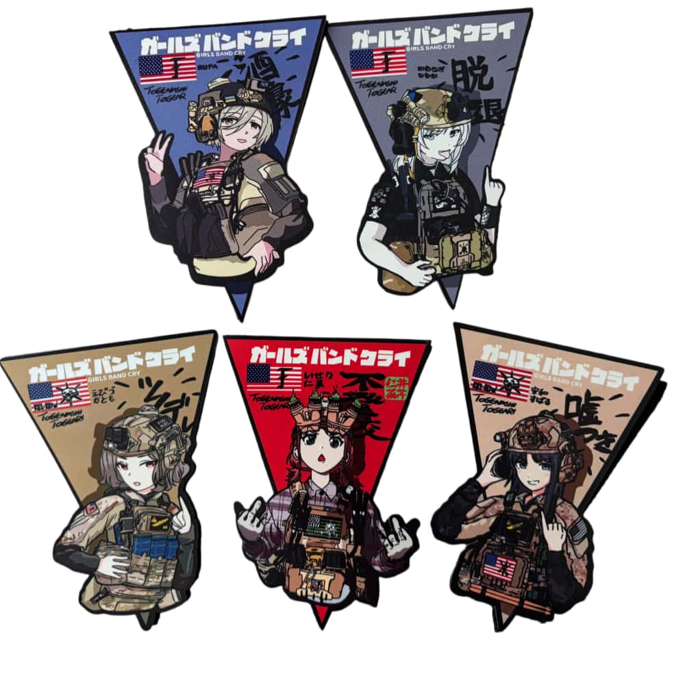 Anime Girls Band Tactical Morale Patch