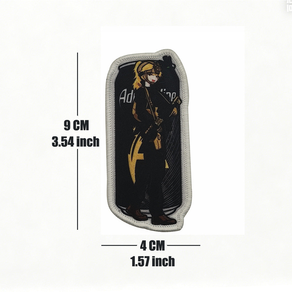 Tactical Girl Drink Can Morale Patch