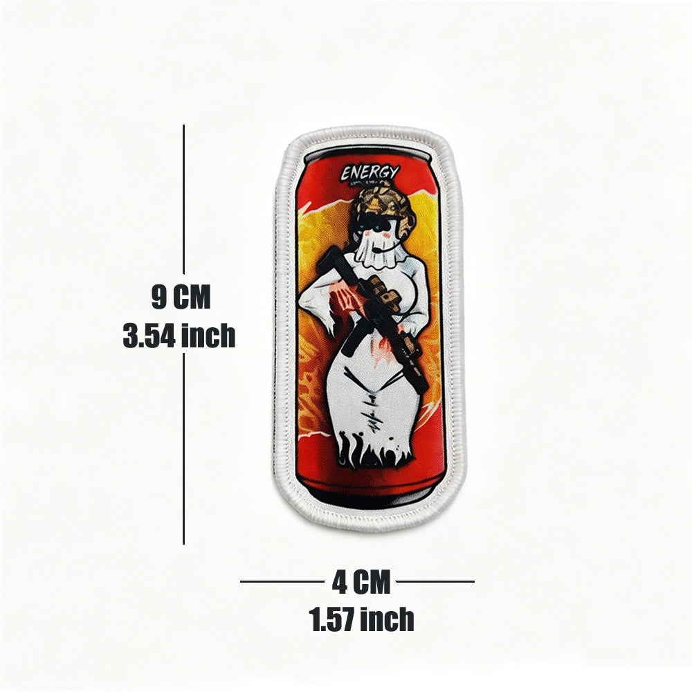 Tactical Girl Drink Can Morale Patch