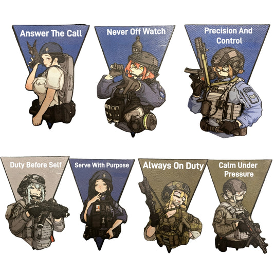 【Prévente】Écusson triangle waifu anime