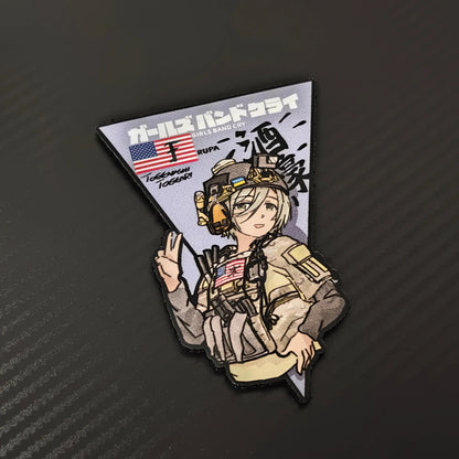 Anime Girls Band Tactical Morale Patch