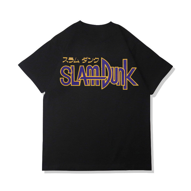 Camiseta de algodón puro del equipo de baloncesto Slam Dunk Shohoku