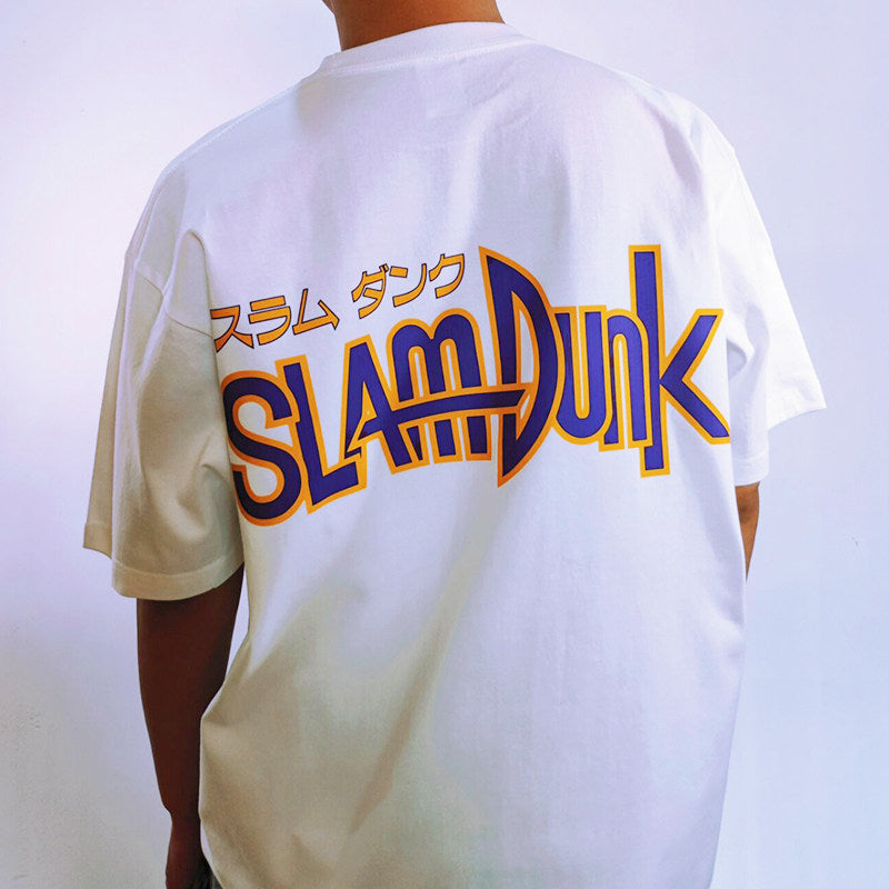 Camiseta de algodón puro del equipo de baloncesto Slam Dunk Shohoku