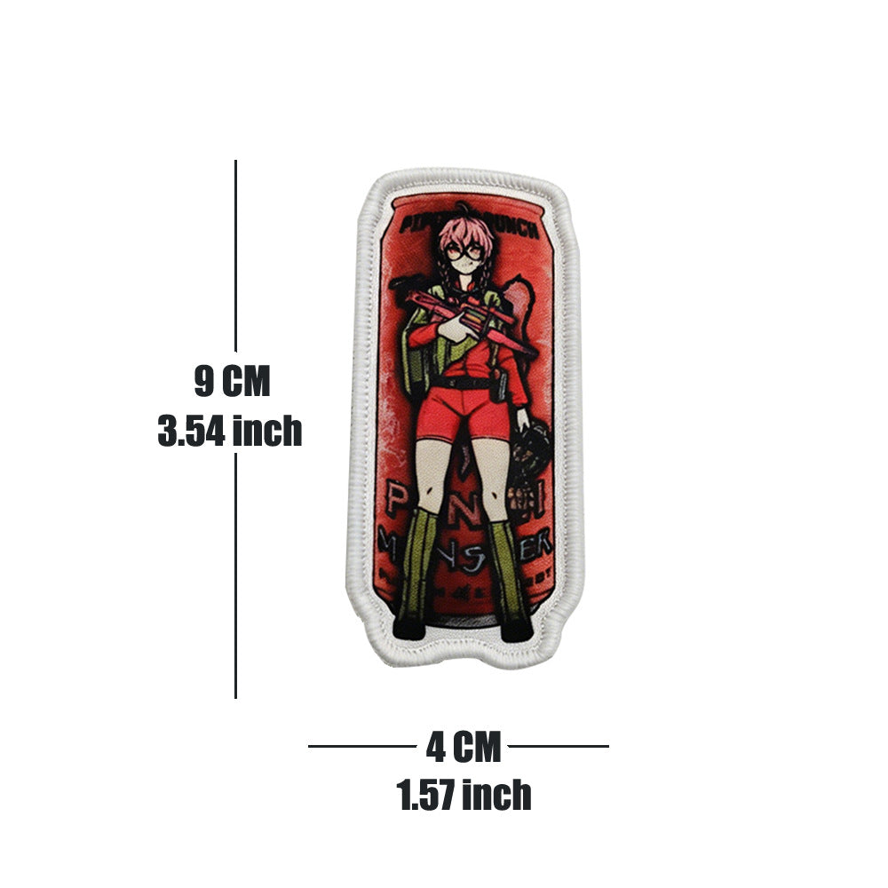 Tactical Girl Drink Can Morale Patch