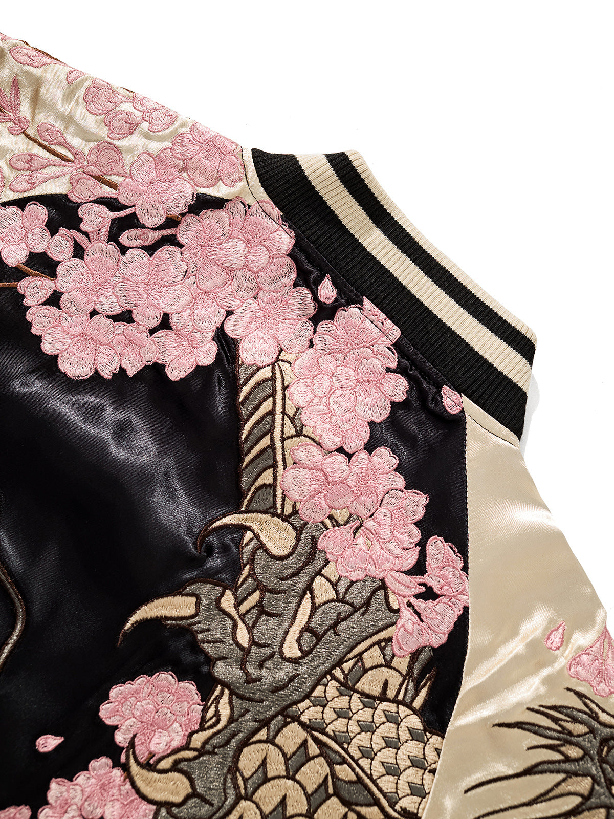 Dragon & Sakura Satin Jacket
