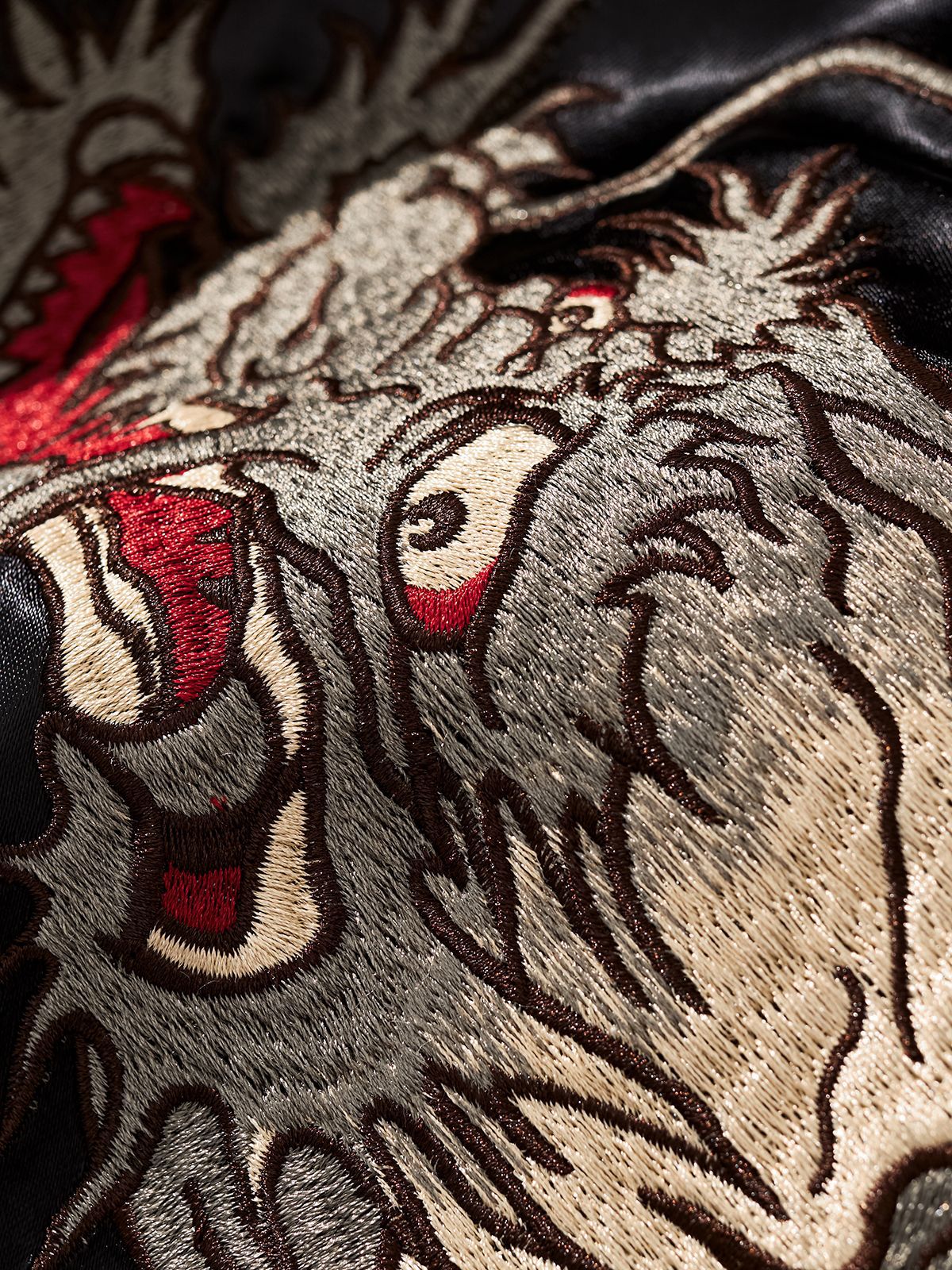 Dragon & Sakura Satin Jacket