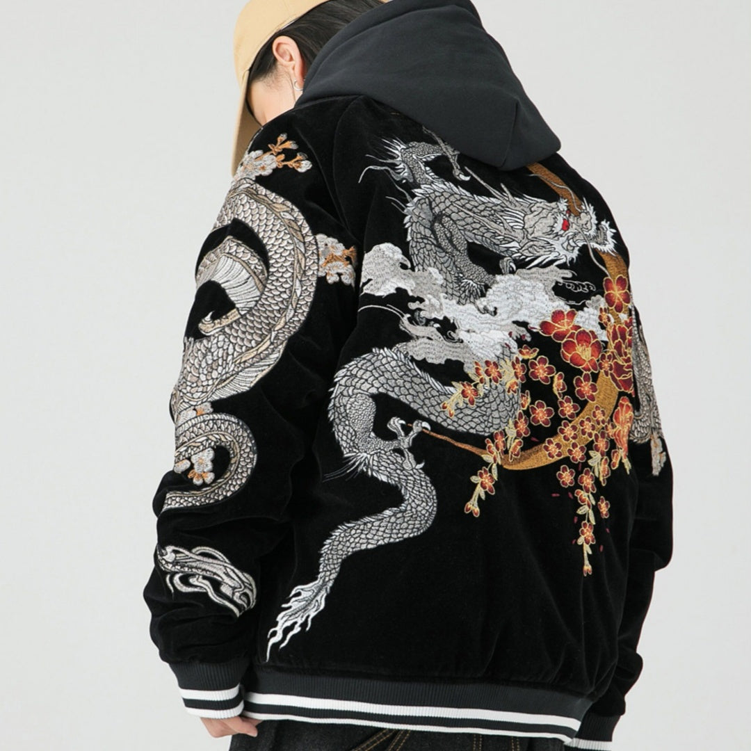 Flying Dragon Velvet Jacket