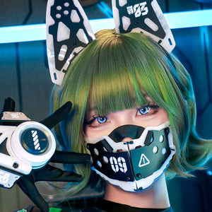 Central Ops Mask – Cyberpunk Cosplay Facewear