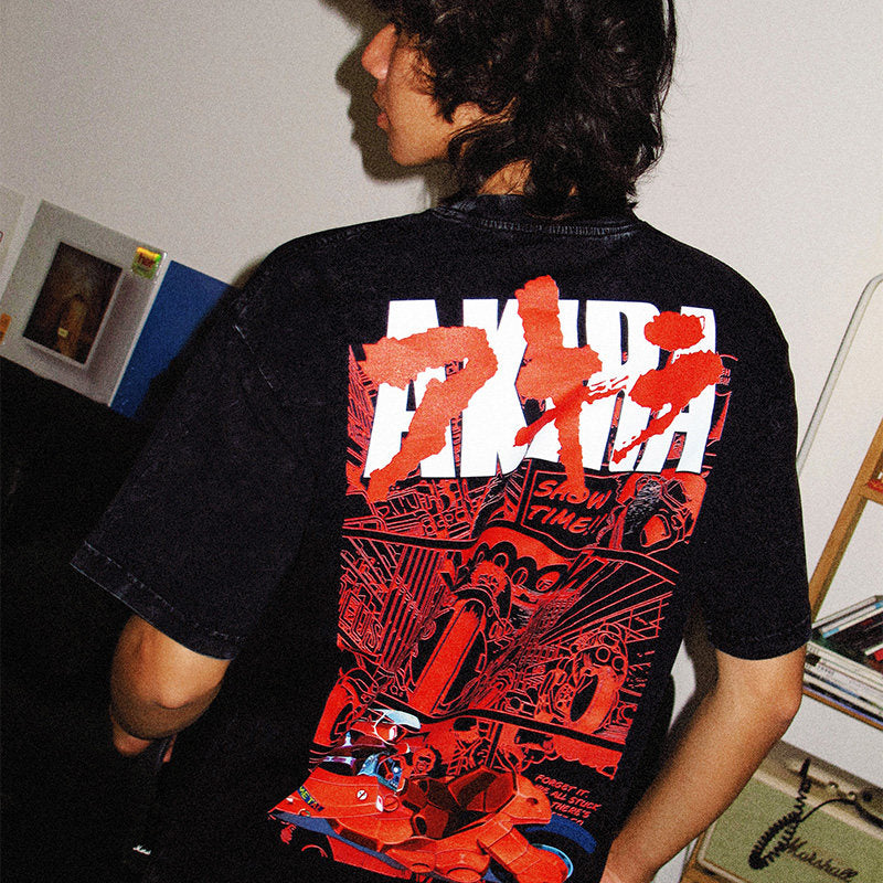 Neo Tokyo Retro Motorcycle T-Shirt