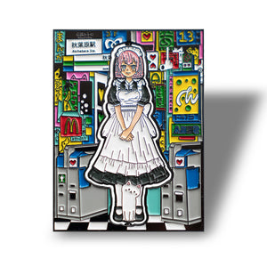 Reversible Maid Double-Sided Enamel Pin
