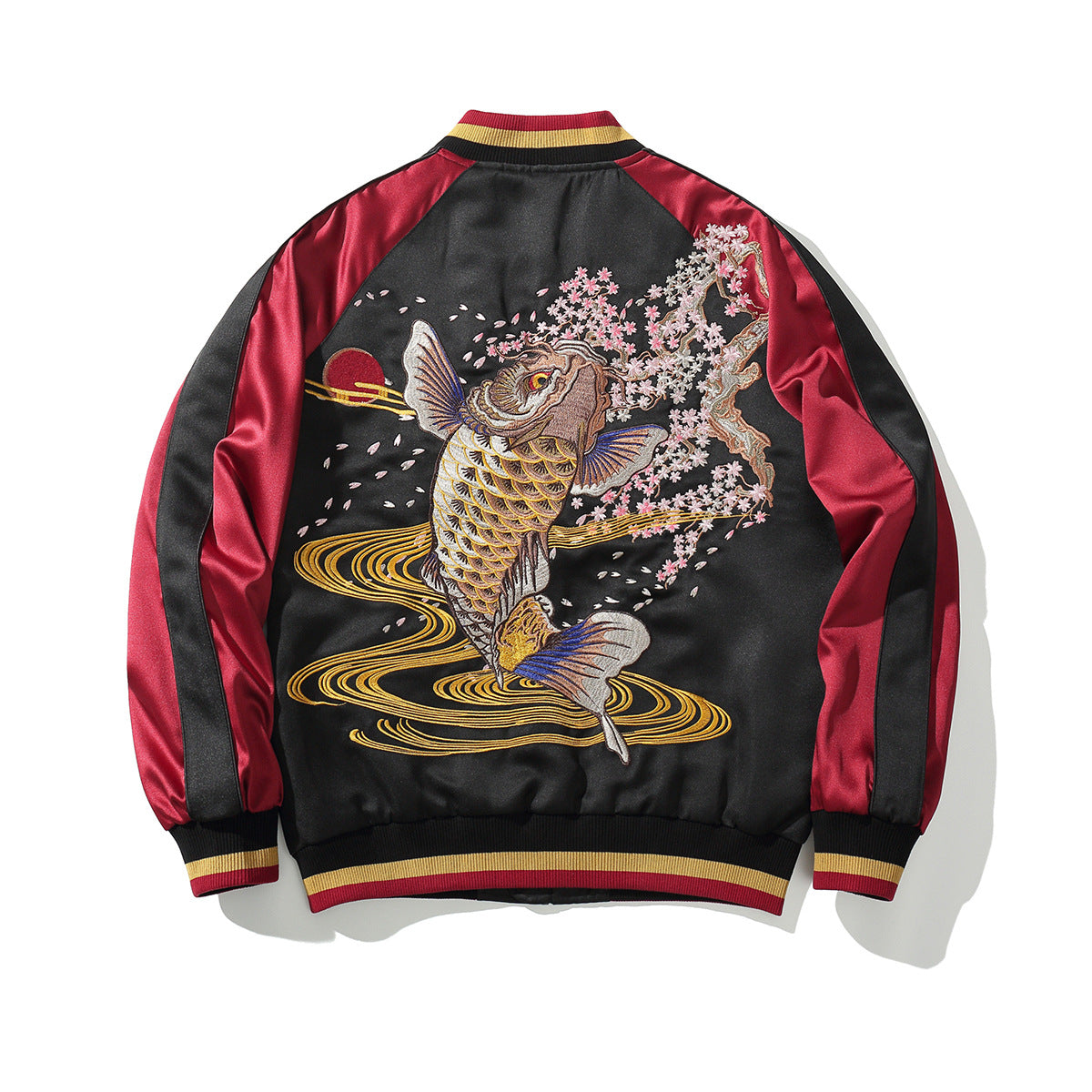 Koi Fish Satin Jacket