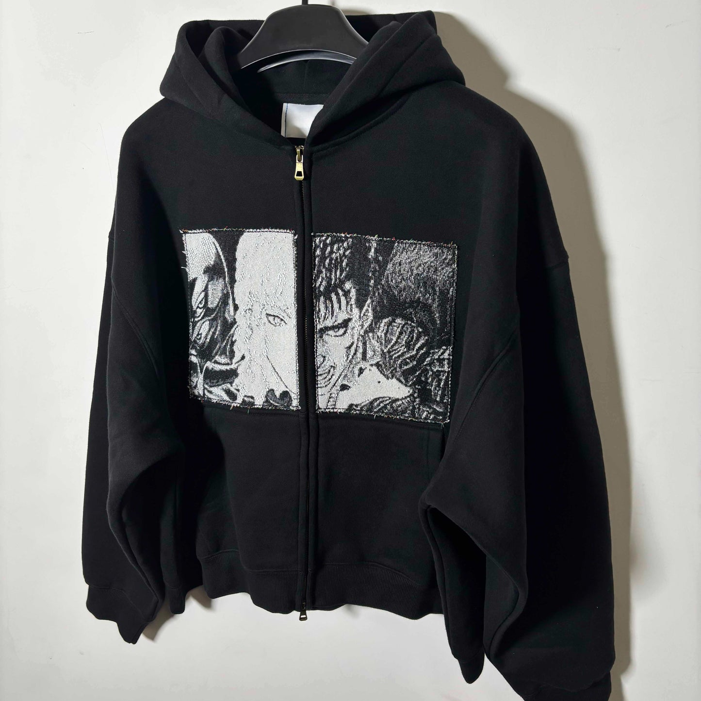 Berserk Guts & Griffith Boxy Zip Hoodie