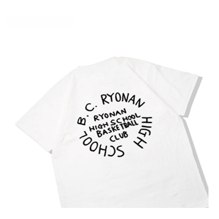 Pure Cotton Slam Dunk Shohoku Basketball Team T-skjorte