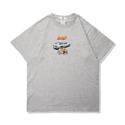 Langarm-T-Shirt mit Initial D von Takumi Fujiwara aus reiner Baumwolle