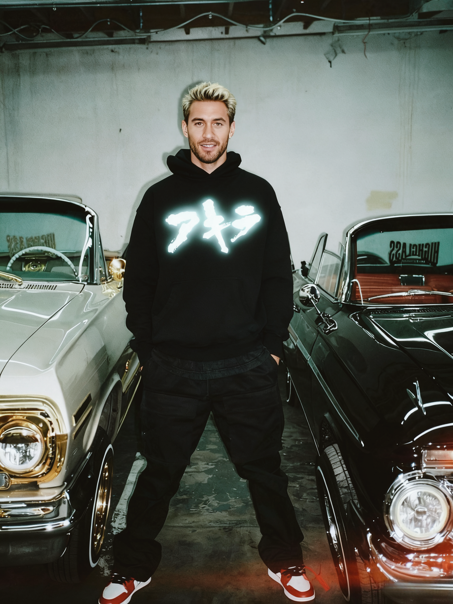 Japanese Akira Reflective Hoodie