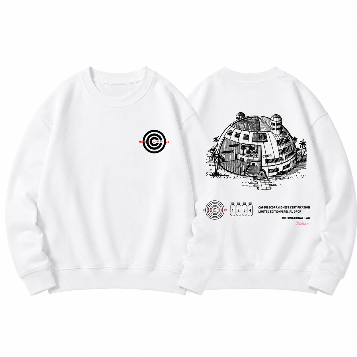 Pure Cotton Initial D Pullover