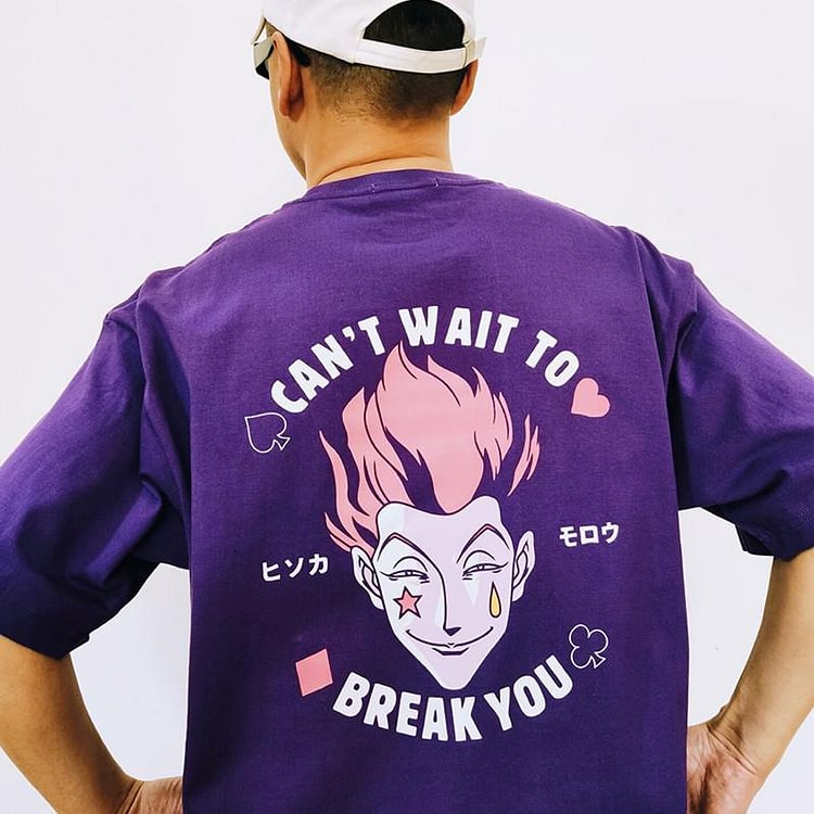 Hunter X Hunter Hisoka T-shirt en pur coton