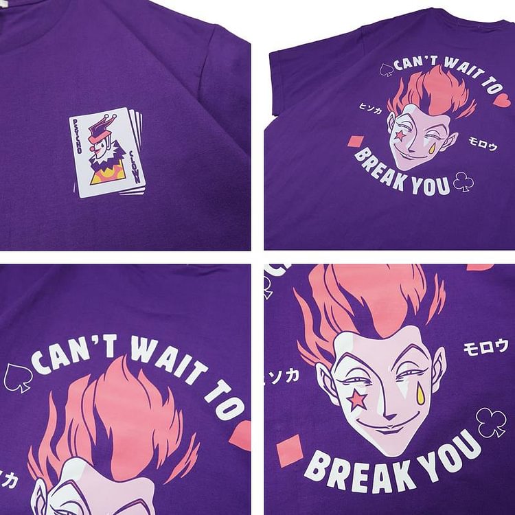 Hunter X Hunter Hisoka Pure Cotton Tshirt