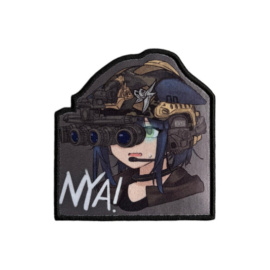 “Nya” Anime Girl Patch