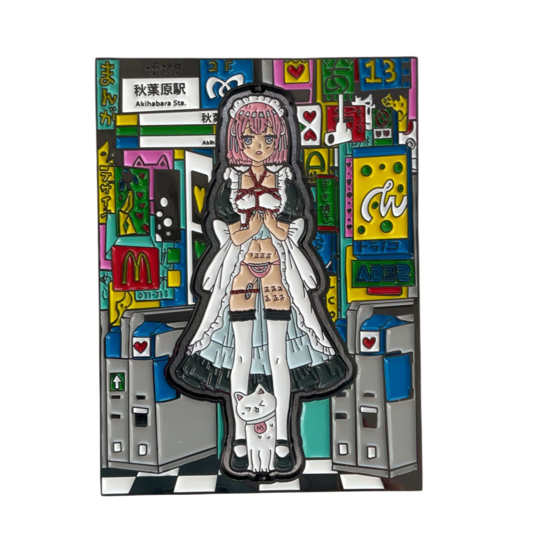 Reversible Maid Double-Sided Enamel Pin
