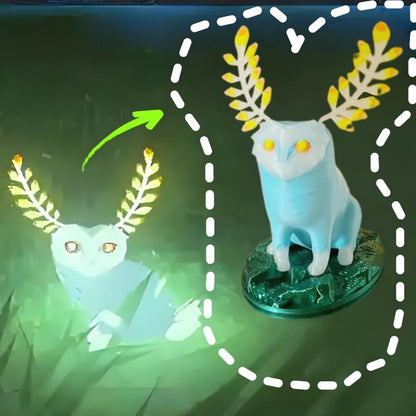 Glow-in-the-Dark Blupee – Fantasy Cave Spirit Night Light Decor
