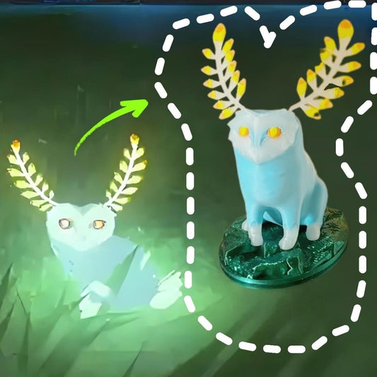 Glow-in-the-Dark Blupee – Fantasy Cave Spirit Night Light Decor