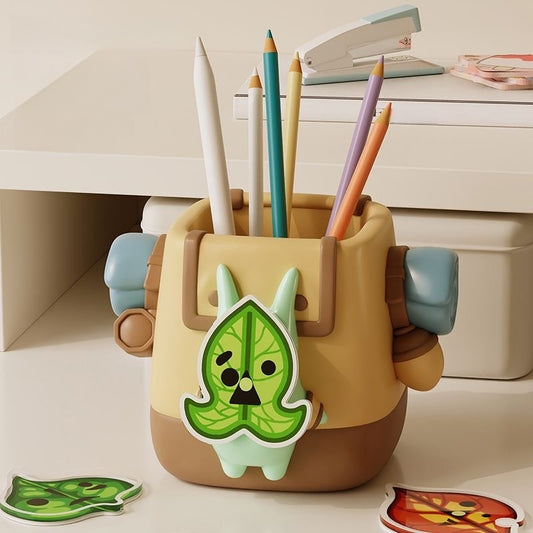 “Yahaha” Korok-Inspired Pen Holder – Desktop Organizer for Stationery & Accessories