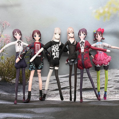 6-in-1 Girls Band Cry Noodle Plush