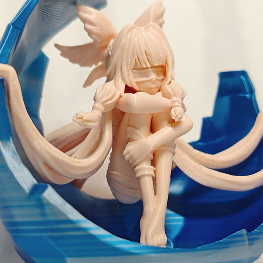 Genshin Colombina Statue of the New Moon 3D Printed Figure