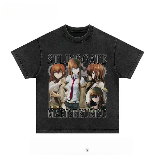 Pure Cotton STEINS;GATE Makise Kurisu T-shirt