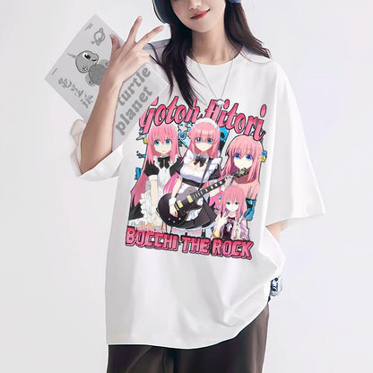 T-shirt en pur coton imprimé Girls Band Cry