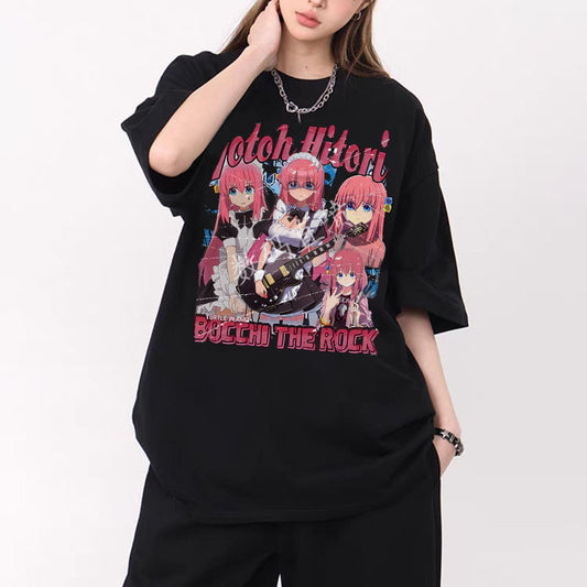 T-shirt en pur coton imprimé Girls Band Cry