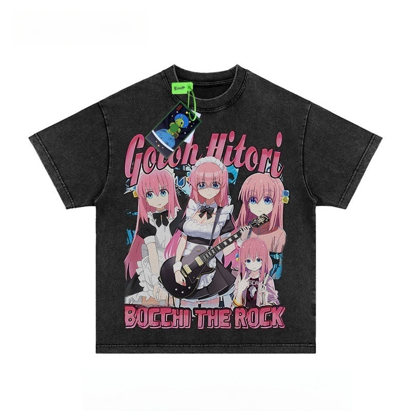 T-shirt en pur coton imprimé Girls Band Cry