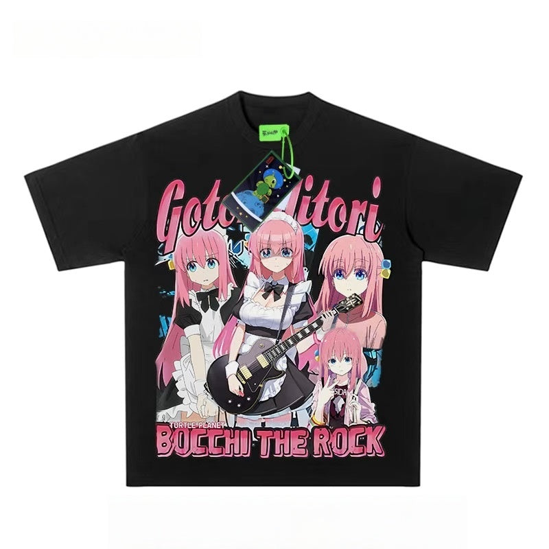 T-shirt en pur coton imprimé Girls Band Cry