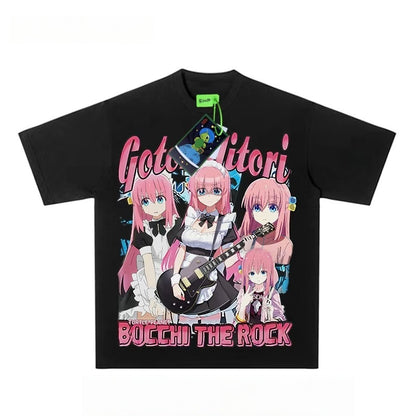 T-shirt en pur coton imprimé Girls Band Cry