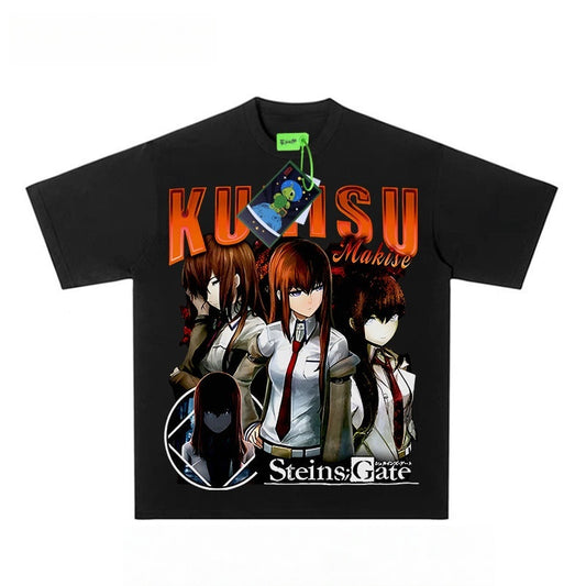 Pure Cotton STEINS;GATE Makise Kurisu Anime T-shirt