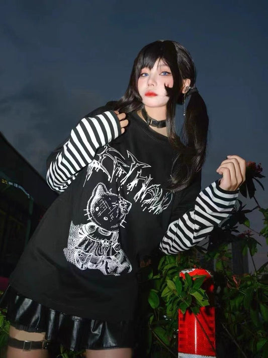 “STRIPE” Long Sleeve Tee