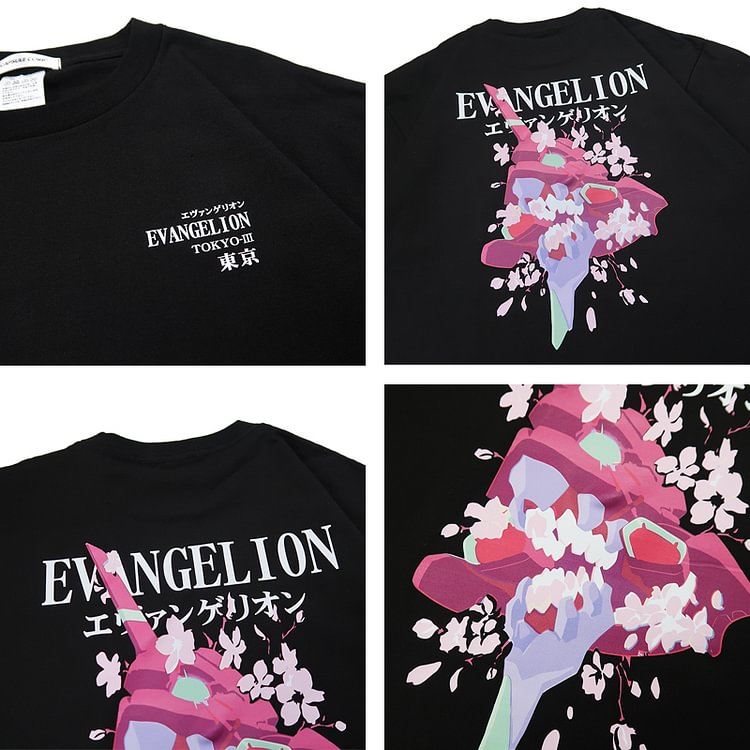 Neon Genesis Evangelion Sakura EVANGELION-01 T-shirt à manches longues