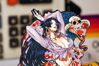 One Piece Empress Boa Hancock Metal Enamel Pin