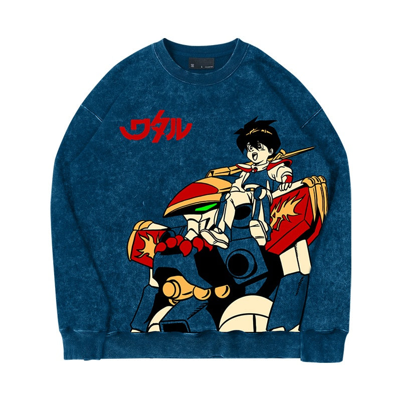 Reiner Baumwollpullover „Offensichtlich gestohlen“ von Kusanagi CT-3X