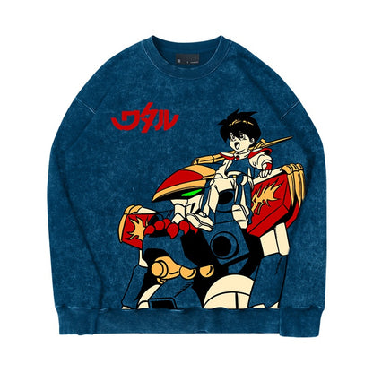 Reiner Baumwollpullover „Offensichtlich gestohlen“ von Kusanagi CT-3X