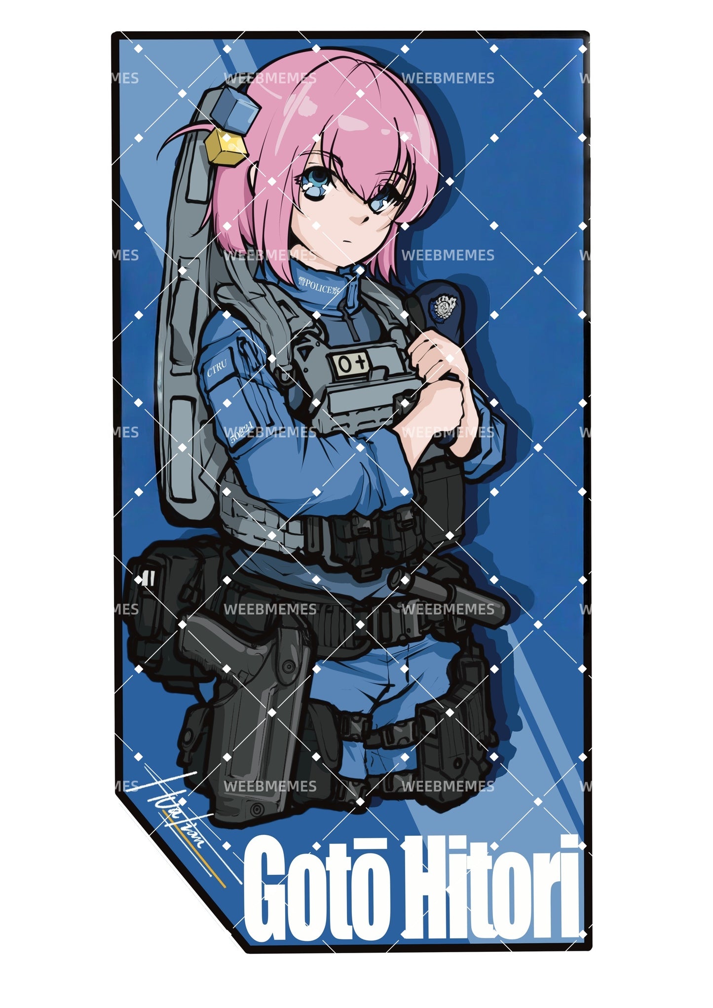 Genshin Furina metallipinta