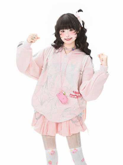Camiseta de manga larga estética Dandadan de puro algodón