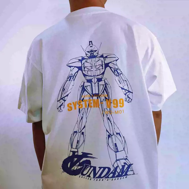 Pure Cotton Mobile Suit Gundam System V99 Tshirt